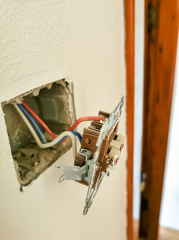 Electrical Outlet Relocation detail